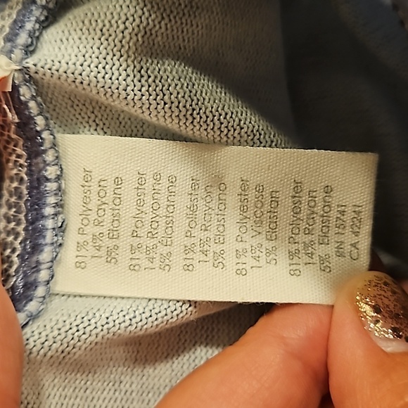 💕PJ SALVAGE💕 Cozy Vibes Fair Isle Peachy Pajamas ~ Dark Blue Large NWT - Picture 12 of 14